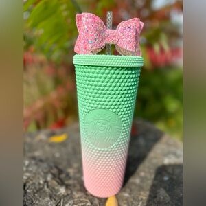 STARBUCKS 2022 PHILIPPINES WATERMELON STUDDED GREEN PINK GRADIENT